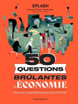 cover image of 50 questions brûlantes d'économie